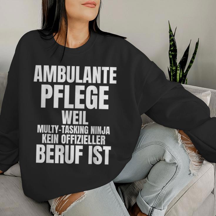 Ambulante Care For Nurse Care Sweatshirt Frauen Geschenke für Sie