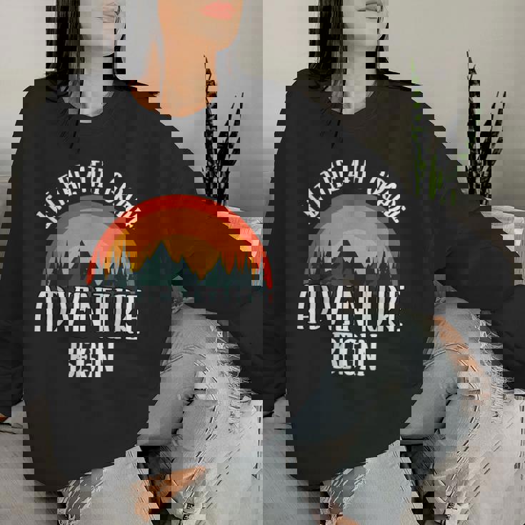 Back To School Let The 4Th Grade Adventure Begin 2024 Women Sweatshirt Gifts for Her
