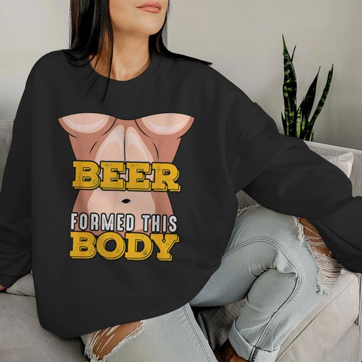 Beer Alcohol Saufen Beer Drinker Beer Lovers Beer Sweatshirt Frauen Geschenke für Sie