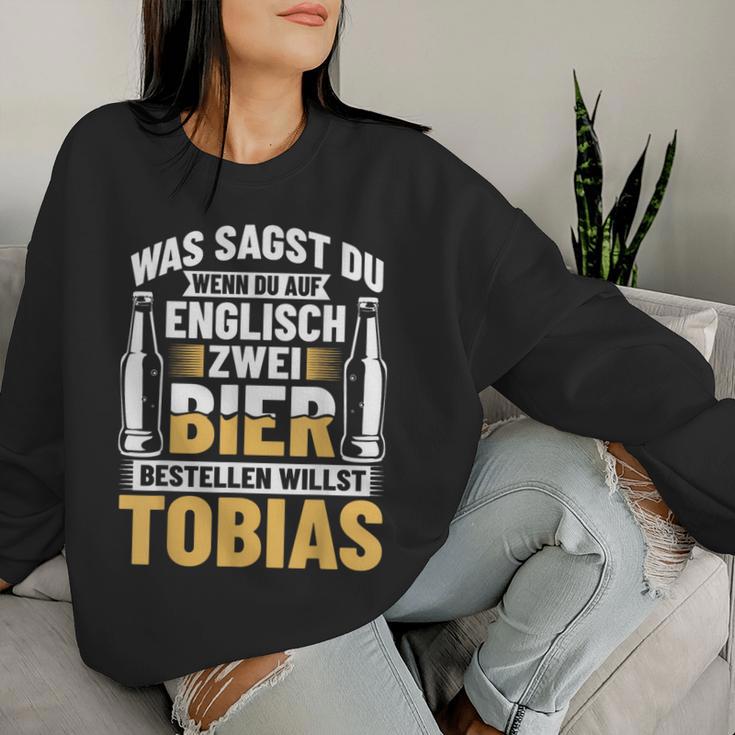 Beer Order Tobias Beer Drinking Beer Brewerer Beer Drinker Sweatshirt Frauen Geschenke für Sie