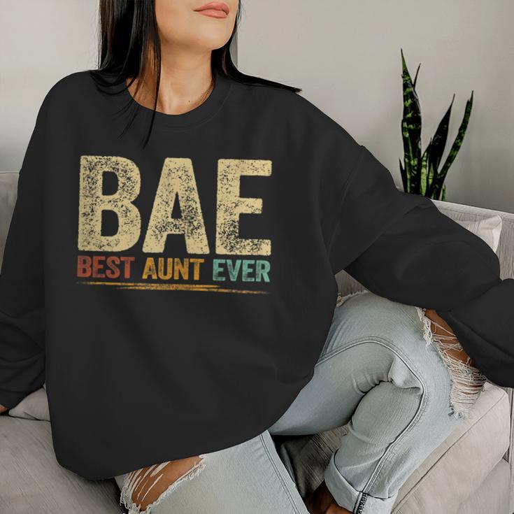 Best Aunt Ever Retro Aunt Auntie Sudadera Mujer Regalos para ella