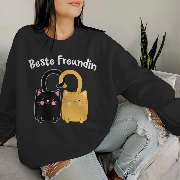 Best Friend Bff Cats Partner Look Girls Nager Sweatshirt Frauen Geschenke für Sie