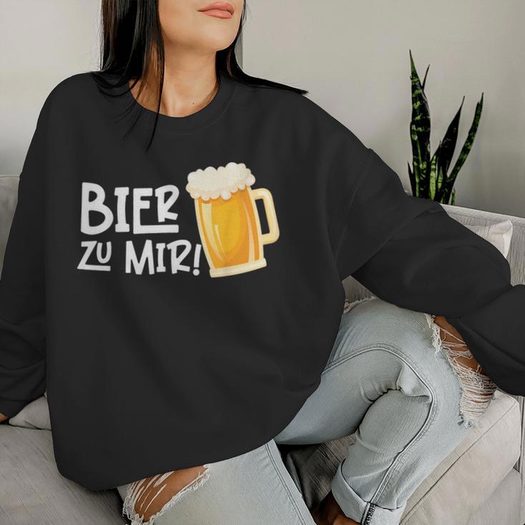 Bier Zu Mir Oktoberfest Costume Women Sweatshirt Frauen Geschenke für Sie