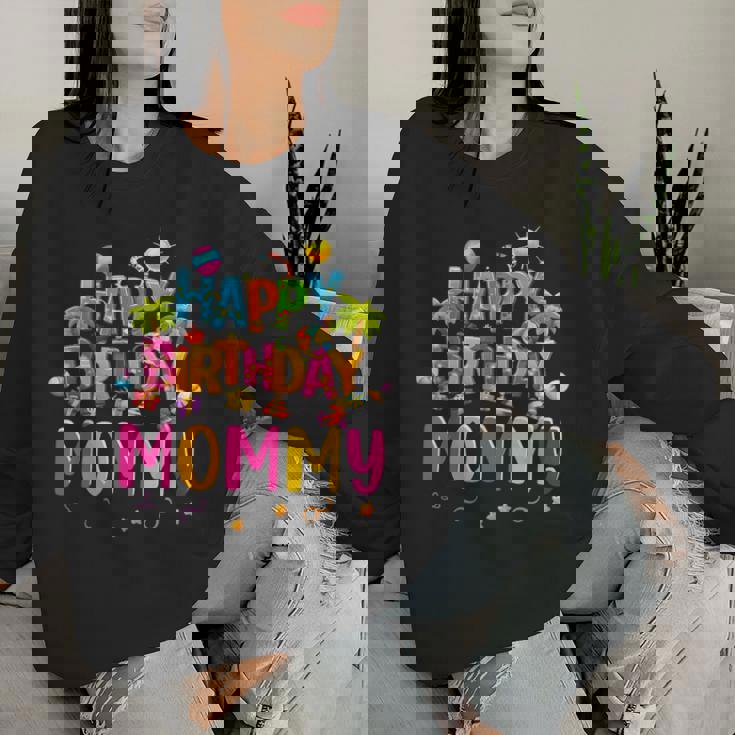 Buon Compleanno Mamma Colorful Birthday Compleanno Della Mamma Women Sweatshirt Regalos para ella