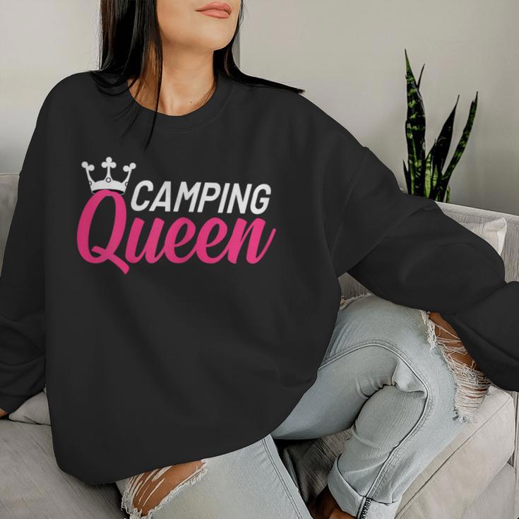 Camping Queen Camping Queen Camperin Sweatshirt Frauen Geschenke für Sie