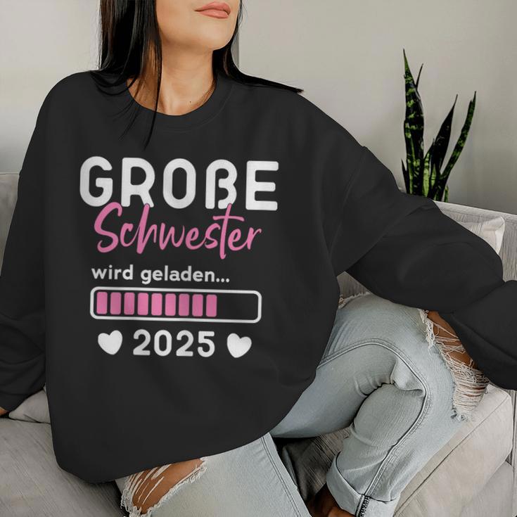 Children's Big Sister Loaded 2025 I Will Große Schwester 2025 Sweatshirt Frauen Geschenke für Sie