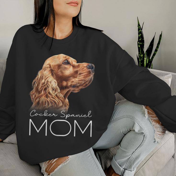 Cocker Spaniel Mama Sweatshirt Frauen Geschenke für Sie