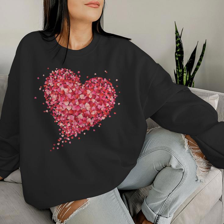 C ur Graphique Pour La Saint Valentin Pour S Et C urs Sweat shirt pour femme Cadeauxyz