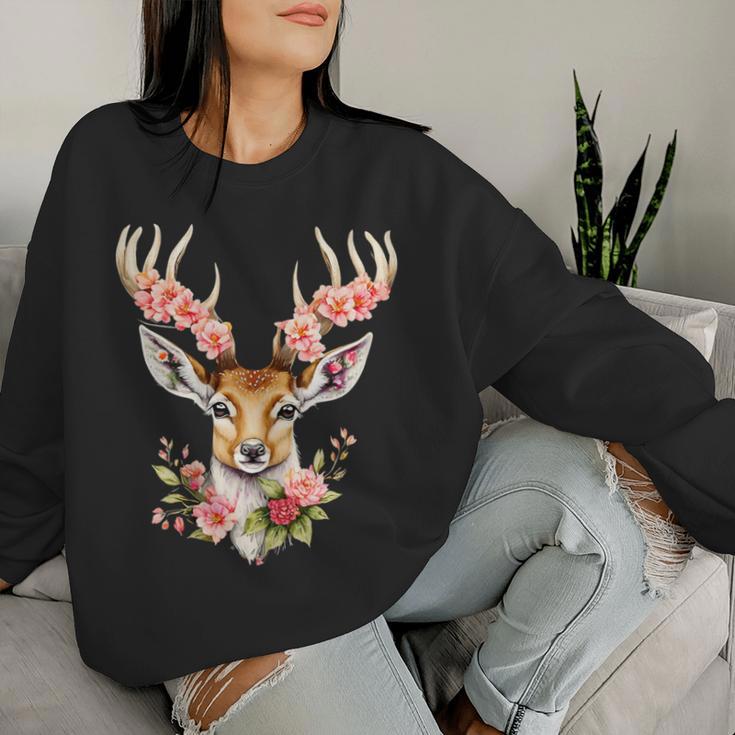 Costume Women's Deer Costume Outfit Dirndl Sweatshirt Frauen Geschenke für Sie