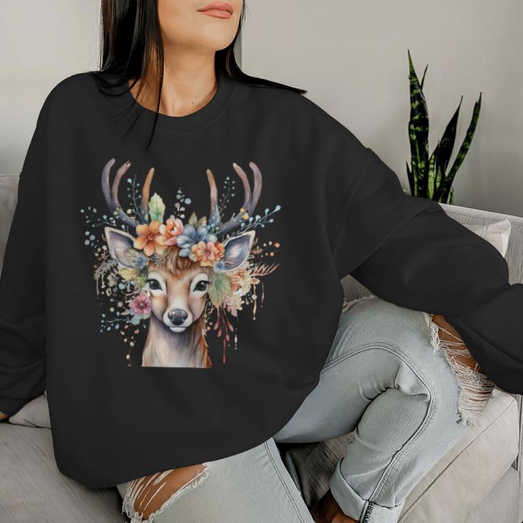 Deer Costume Women's Deer Costume Girls Deer Costume Sweatshirt Frauen Geschenke für Sie