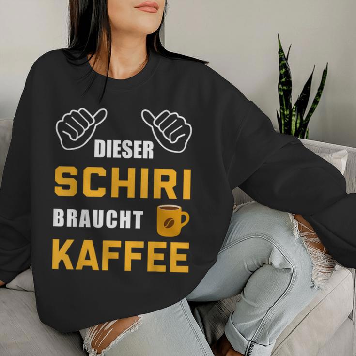 Dieser Schiri Needs Coffee Referee Referee Schiri Sweatshirt Frauen Geschenke für Sie