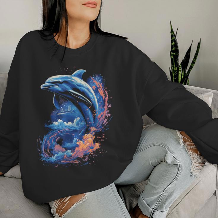 Dolphin Women's Boy Girl Toddler Sweatshirt Frauen Geschenke für Sie