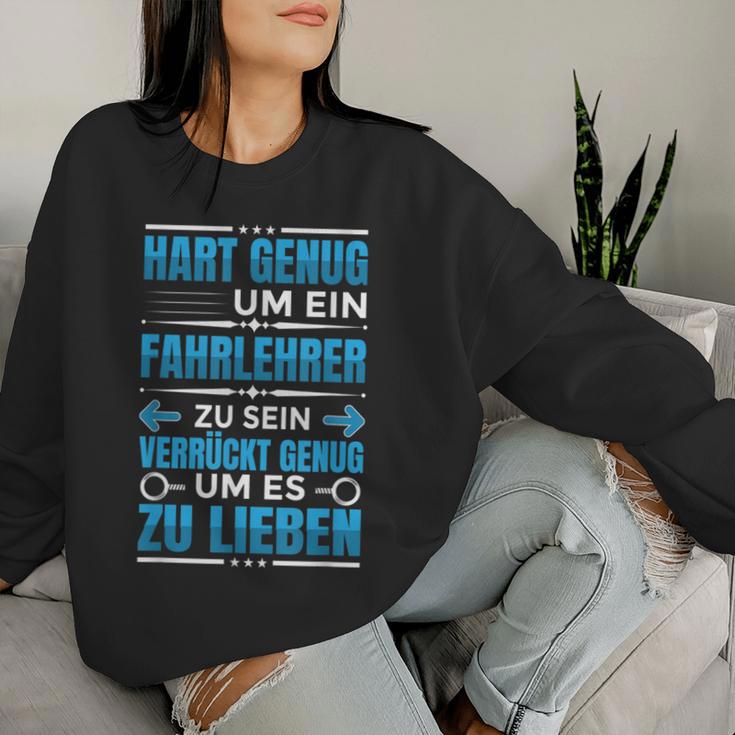 Driving School Teacher Driving School Driving Teacher Work Sweatshirt Frauen Geschenke für Sie