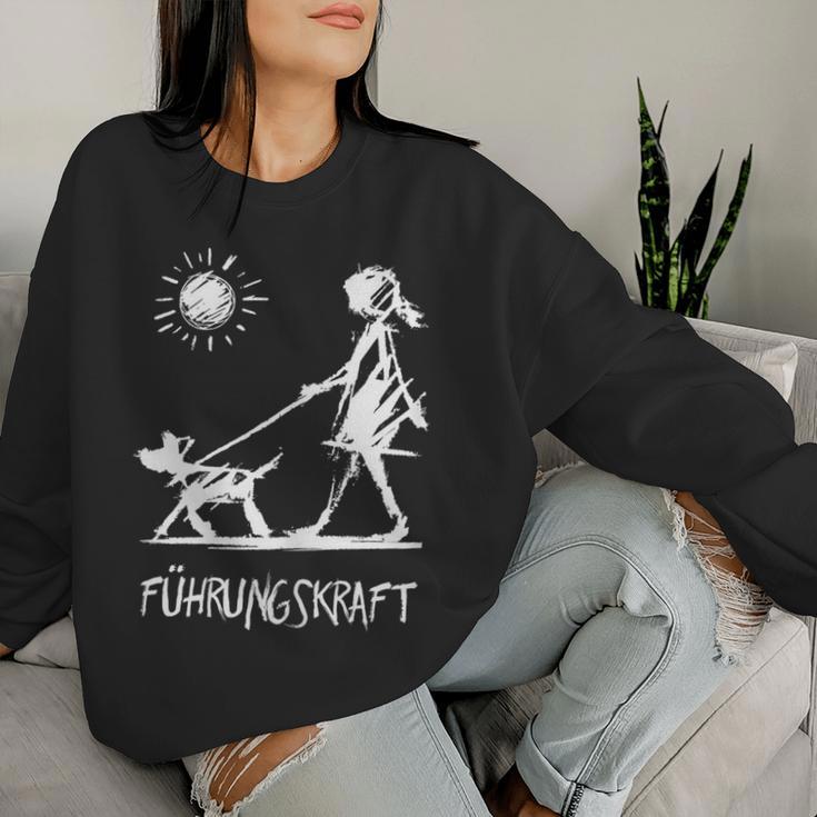 Frührungskraft Dog Sayings With Print Women's Sweatshirt Frauen Geschenke für Sie