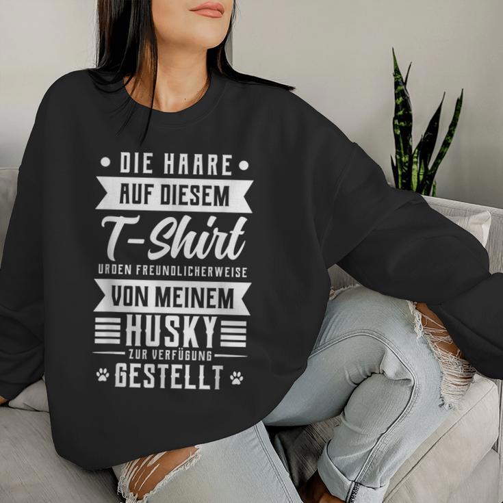 Cute Husky For And Women Sweatshirt Frauen Geschenke für Sie