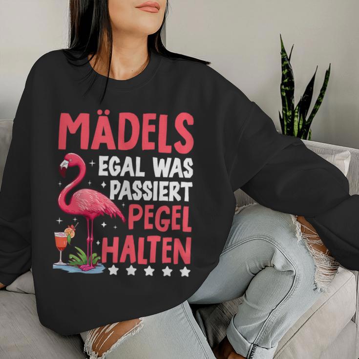 Flamingo Girls' Egal Was Passiere Sweatshirt Frauen Geschenke für Sie