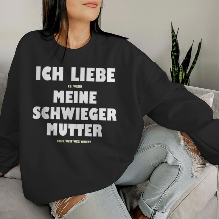 Ich Liebe Meine Schwiegermutter Sweatshirt Frauen Geschenke für Sie