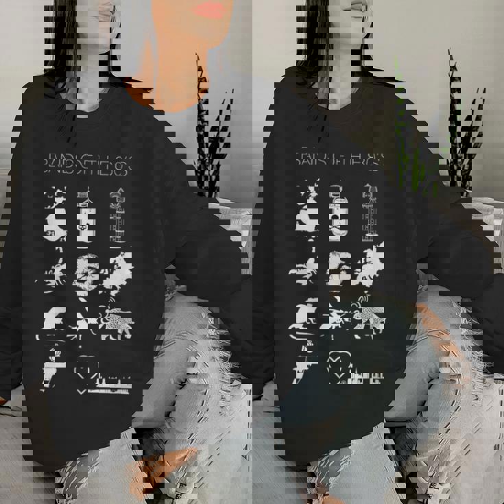 Trendy Bands Of The 80'S Hair Bands Rock Bands 1980'S Women Sweatshirt Gifts for Her