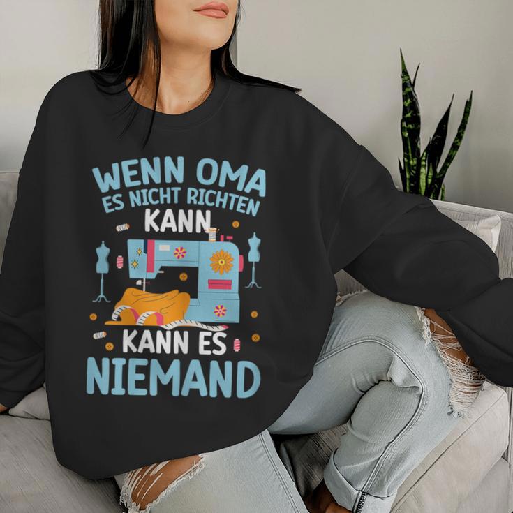 Wenn Oma Es Nicht Richten Kann Oma Says Sweatshirt Frauen Geschenke für Sie