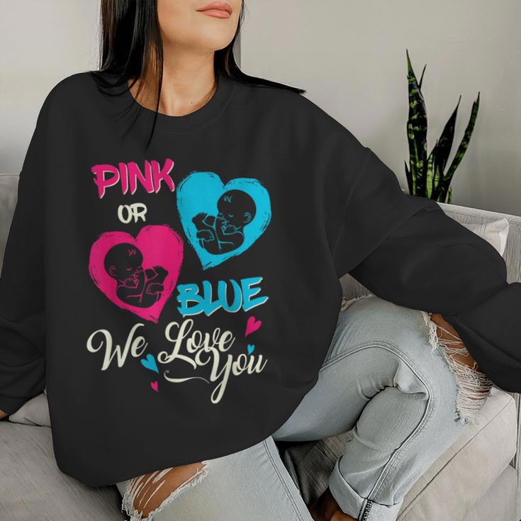 Gender Reveal For Mom And Dad Boy Or Girl Sweatshirt Frauen Geschenke für Sie