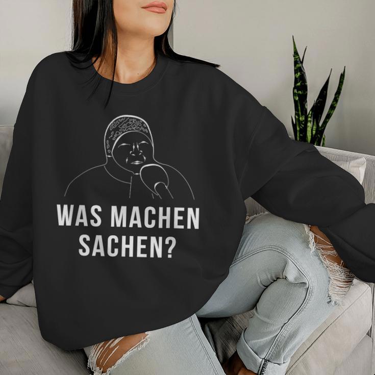 German Meme Grandma Was Machen Sachen Sweatshirt Frauen Geschenke für Sie