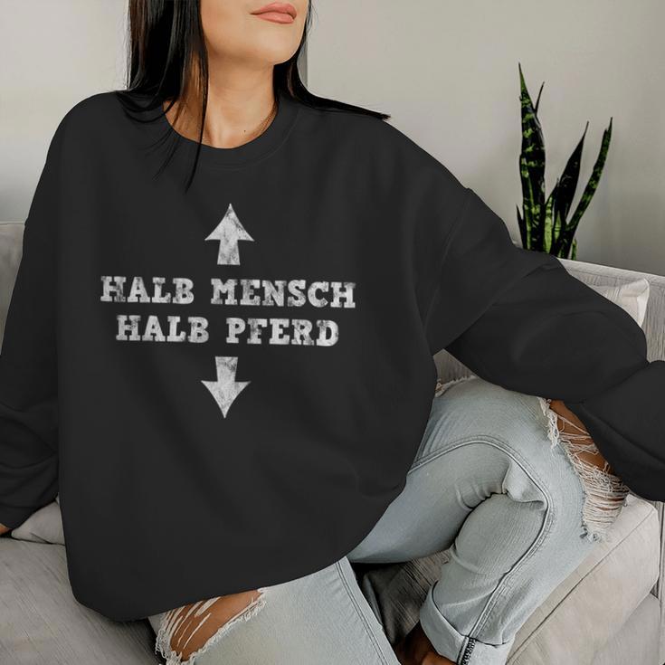 Half Human Half Horse Sweatshirt Frauen Geschenke für Sie