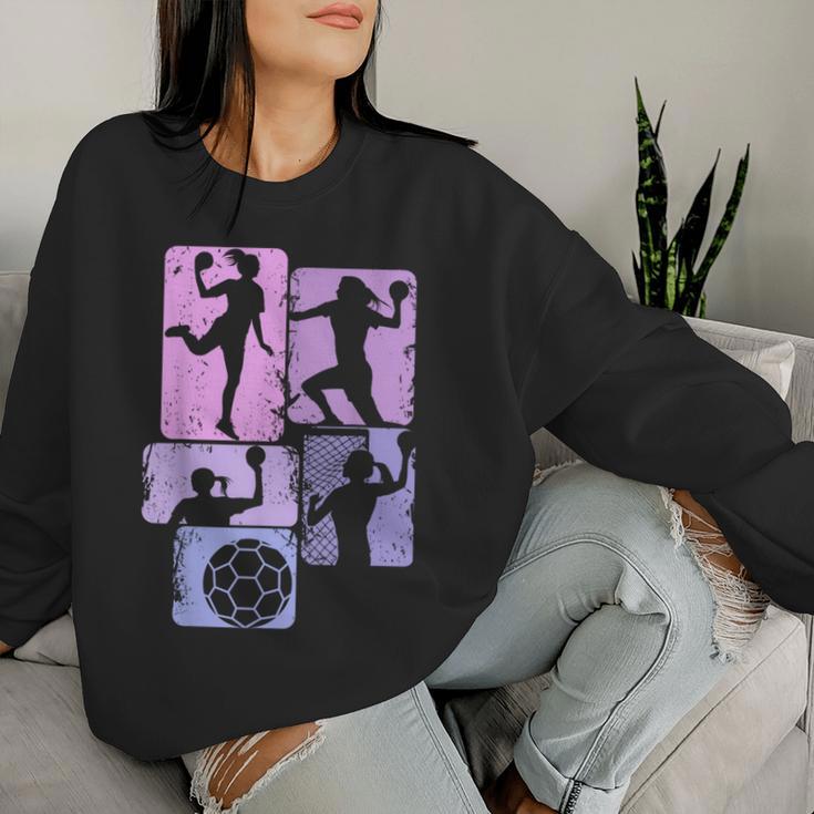 Handball Handball Girls Children S Sweatshirt Frauen Geschenke für Sie