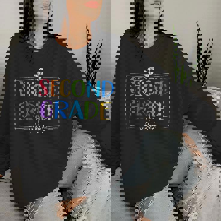 Hello 2Nd Grade Second Grade Teacher Back To School Women Sweatshirt Gifts for Her