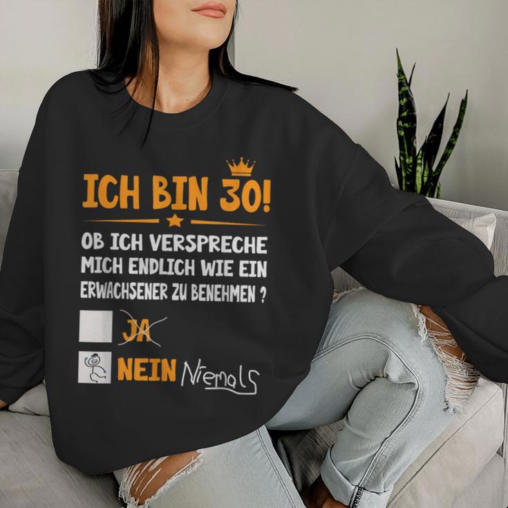 Ich Bin 30 Jahre Adult Birthday S Sweatshirt Frauen Geschenke für Sie