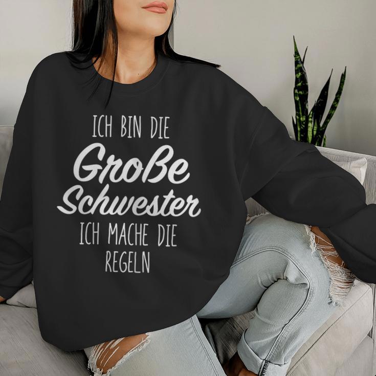 Ich Bin Die Große Schwester Ich Mache Die Rules Sweatshirt Frauen Geschenke für Sie