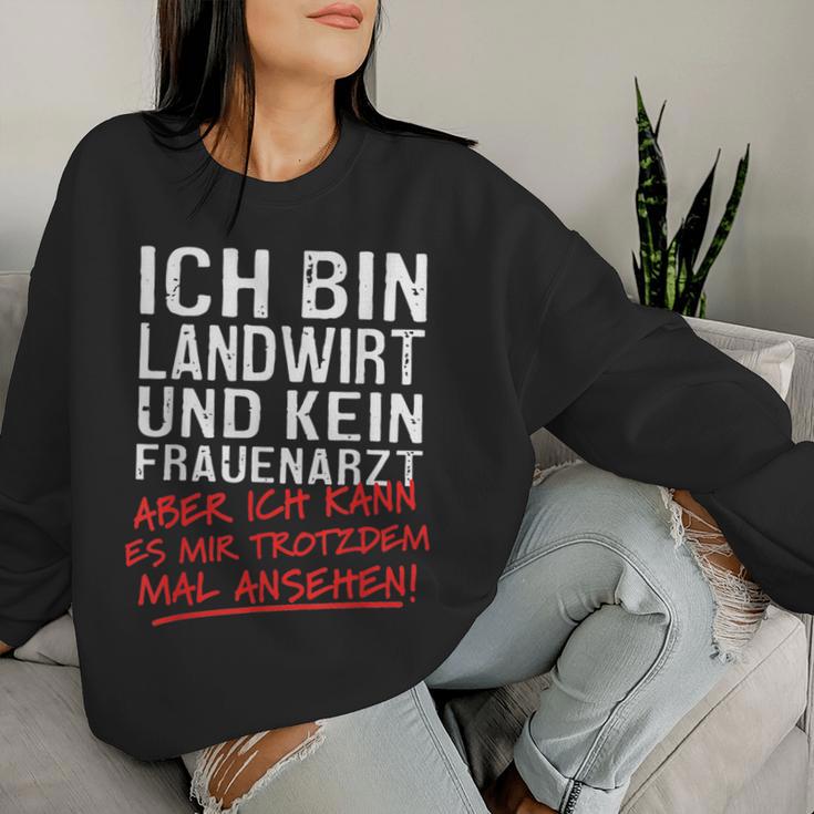 Ich Bin Landwirt Und Kein Frauenarzt Sweatshirt Frauen Geschenke für Sie