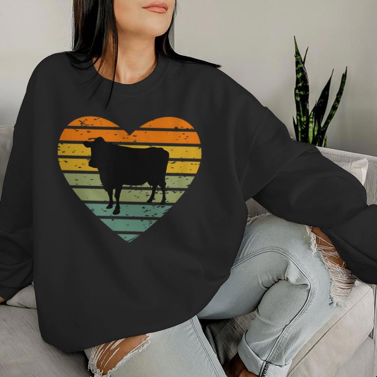 Ich Liebe Kühe Kühe Bauernhof Bauer Landwirt Milchkuh Beef Cow Fan Sweatshirt Frauen Geschenke für Sie