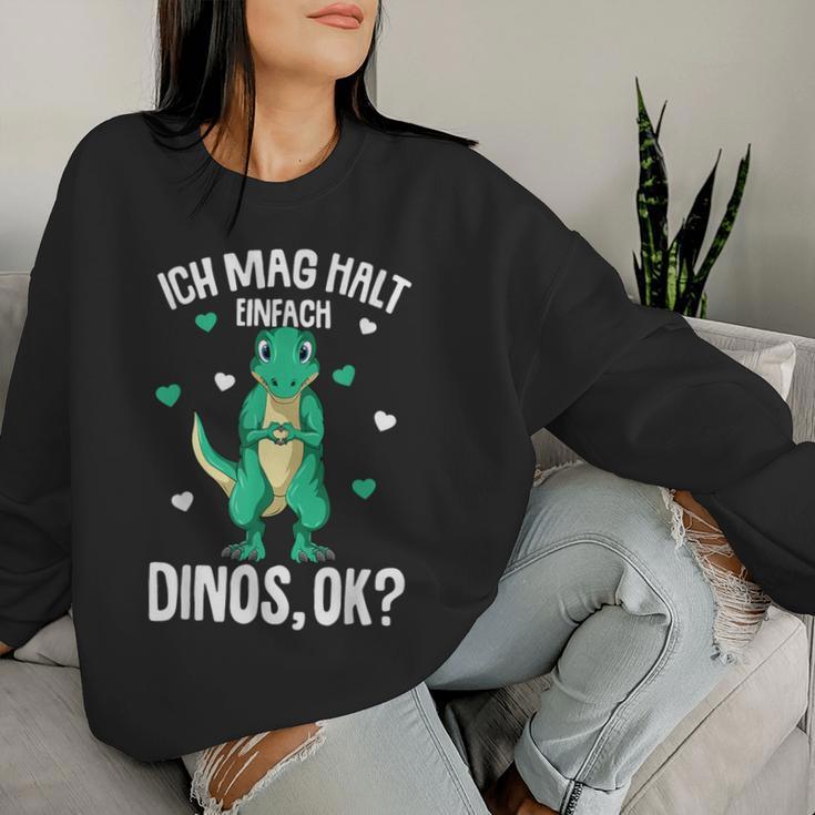 Ich Mag Halt Dinos Dinosaur T-Rex Girls' Children's Dinosaur Sweatshirt Frauen Geschenke für Sie