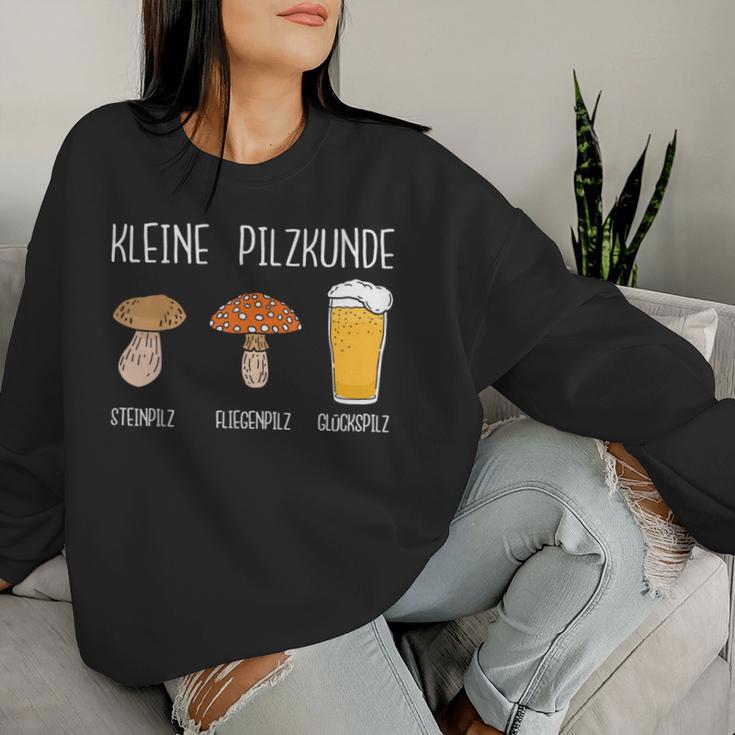 Kleine Pilzkunde Glückspilz Beer Sweatshirt Frauen Geschenke für Sie