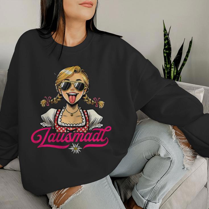 Lausmadl Dirndl Outfit Costume Women's Costume Sweatshirt Frauen Geschenke für Sie