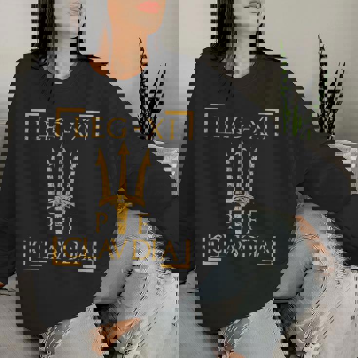Legio Xi Claudia Pia Fedelis Legione Militare Antica Roma Women Sweatshirt Regalos para ella