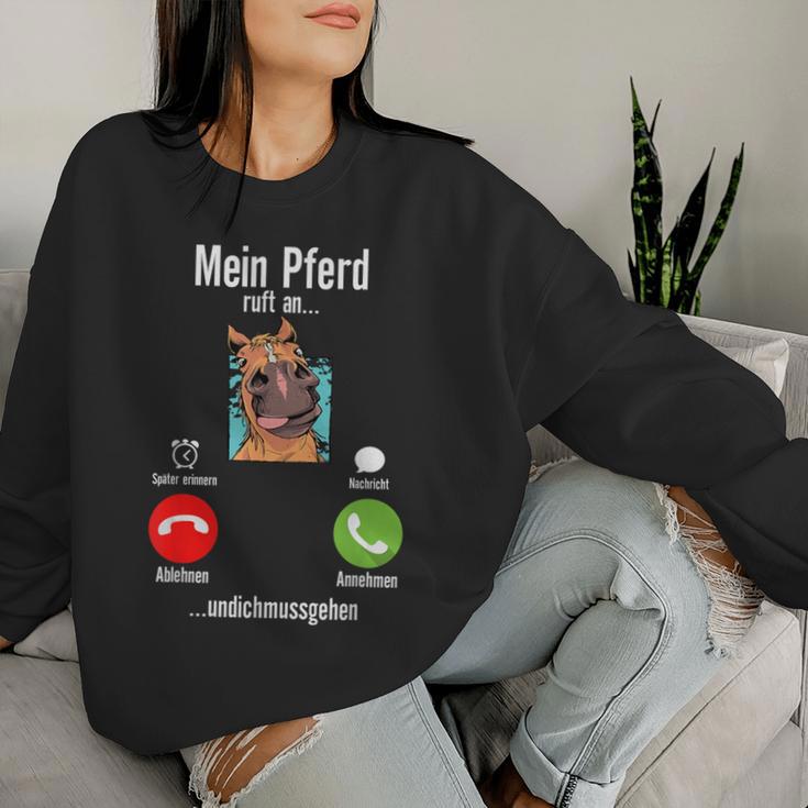 Mein Pferd My Horse S Sweatshirt Frauen Geschenke für Sie