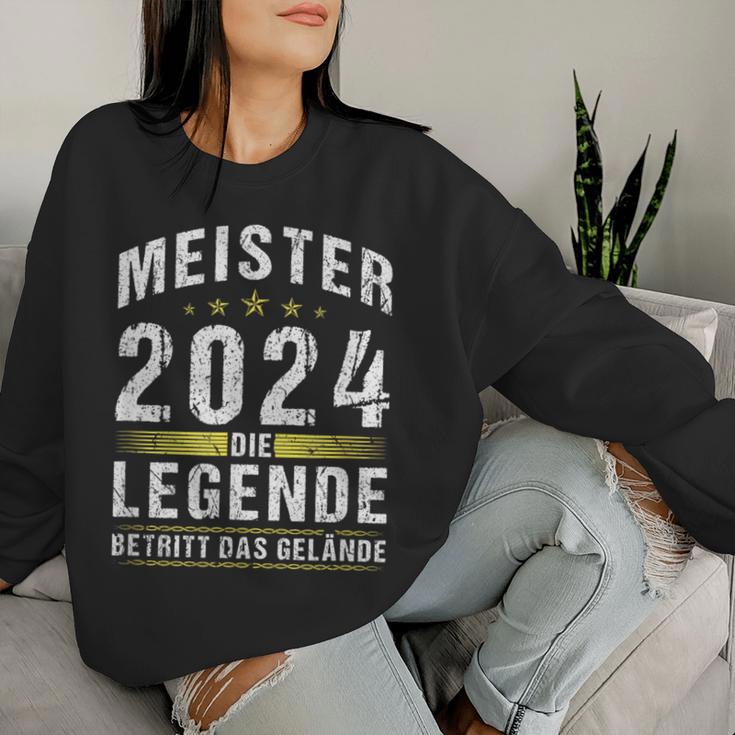 Meister 2024 Die Legende Beetritt Das Gelände Sweatshirt Frauen Geschenke für Sie