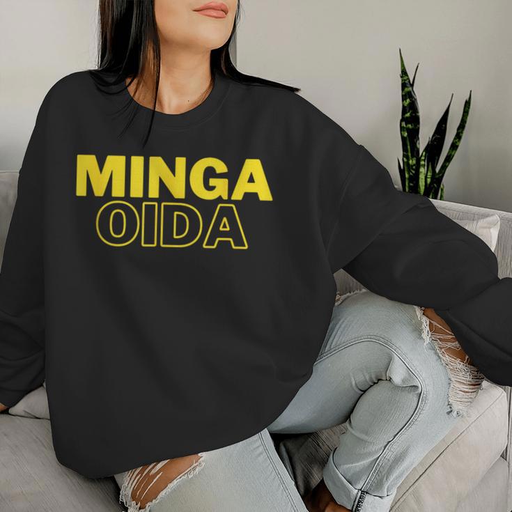 Minga Oida Munich 089 Ultras Football Lifestyle Beer Sweatshirt Frauen Geschenke für Sie