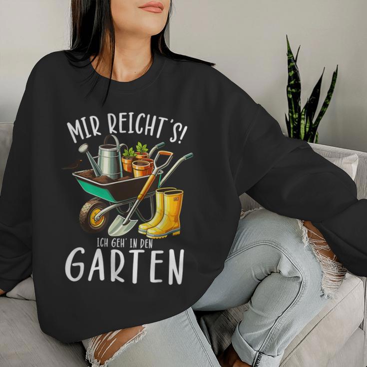 Mir Reicht Ich Geh In Den Garten Papa Mama Garten Gardener Sweatshirt Frauen Geschenke für Sie