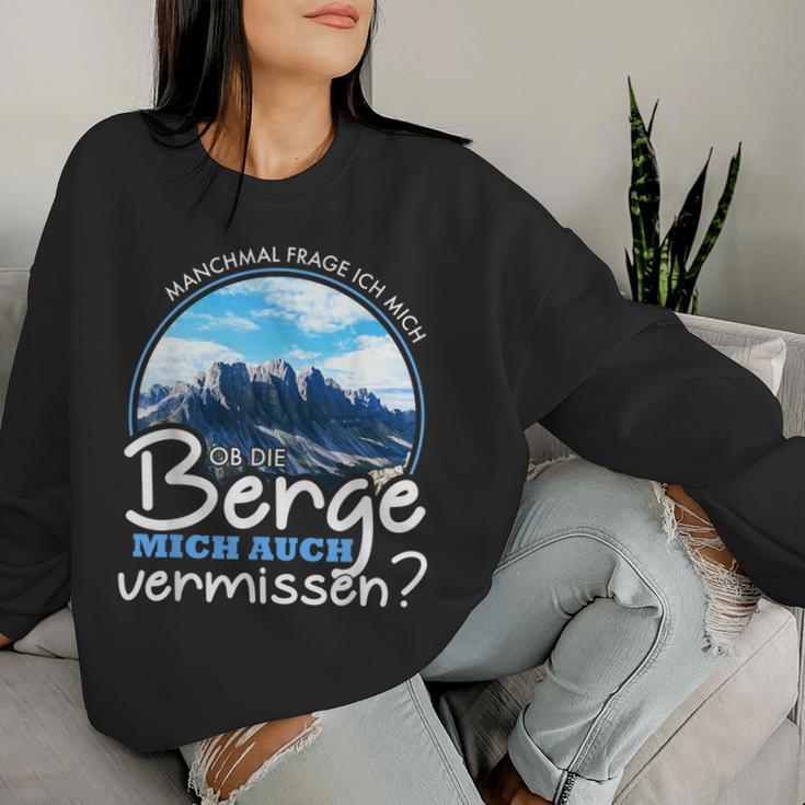 Outdoor Hiking Ob Die Berge Michermissen Sweatshirt Frauen Geschenke für Sie