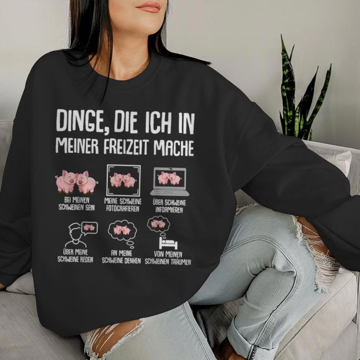 Pig Farmer Women's Pig Sweatshirt Frauen Geschenke für Sie