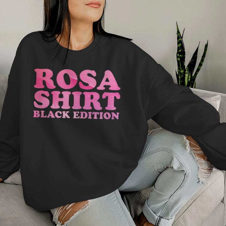 Pink Edition Ich Trage Schwarz Women's & Sweatshirt Frauen Geschenke für Sie