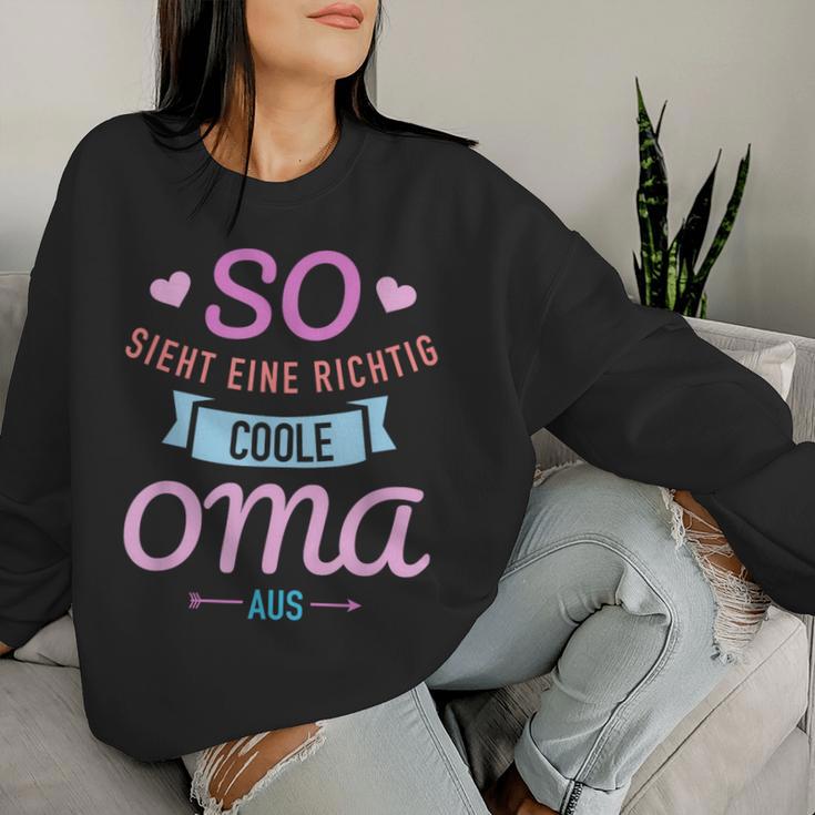 So Sieht Eine Wirklich Coole Oma Aus Sweatshirt Frauen Geschenke für Sie