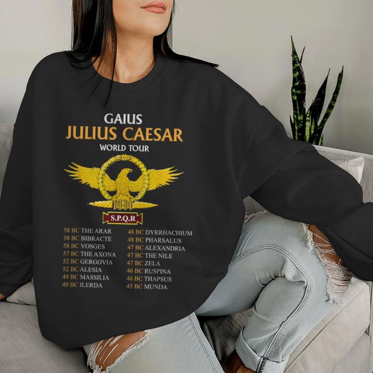 Spqr Ancient Rome Julius Caesar Roman History Sweatshirt Frauen Geschenke für Sie