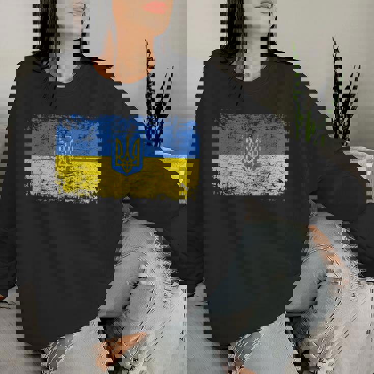 Ucraina Bandiera Uomini Donne Bambini Ucraina Women Sweatshirt Regalos para ella
