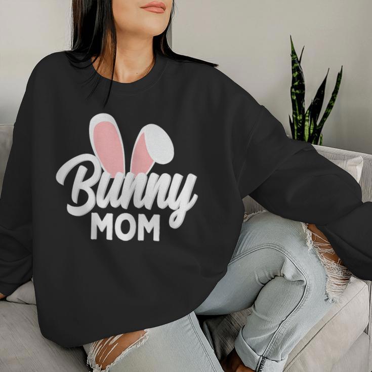 Women's Bunny Mom Rabbit Rabbit Sweatshirt Frauen Geschenke für Sie