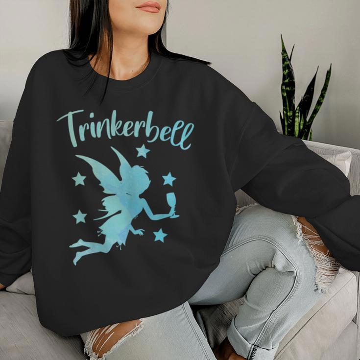 Women's Drinkerbell Jga Alcohol Hen Party Sweatshirt Frauen Geschenke für Sie