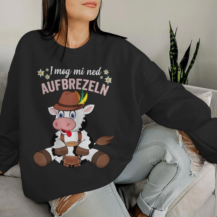 Women's Bavaria And Trachten Cow I Mog Mi Ned Aprzeln Sweatshirt Frauen Geschenke für Sie