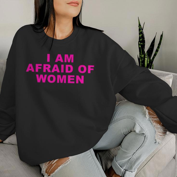 Women's Ich Habe Angst Sweatshirt Frauen Geschenke für Sie